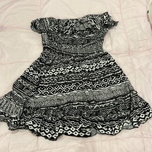 Bebe Summer Dress✨  (Medium) black and white design